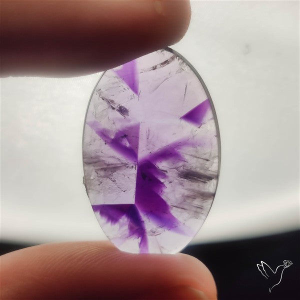 Trapiche Amethyst Cabochon