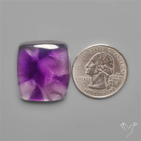 Trapiche Amethyst Cabochon