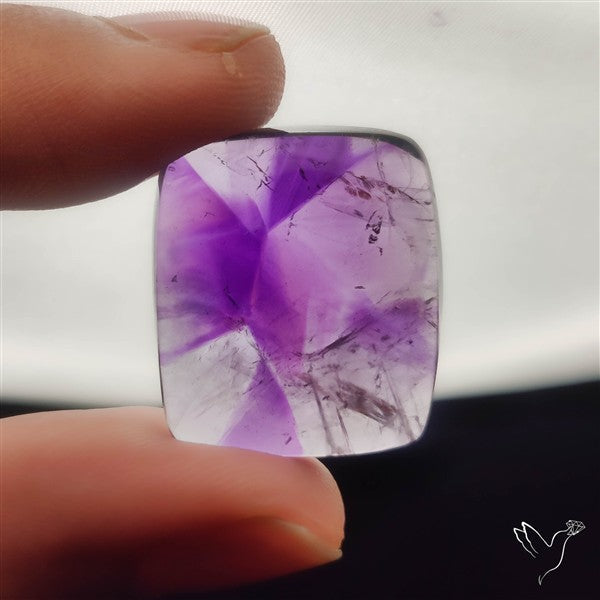 Trapiche Amethyst Cabochon