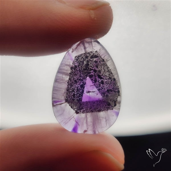 Super Seven Trapiche Amethyst Cabochon