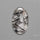 Black Tourmalinated Quartz Cabochon