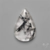 Black Tourmalinated Quartz Cabochon