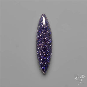 Blue Goldstone Doublet