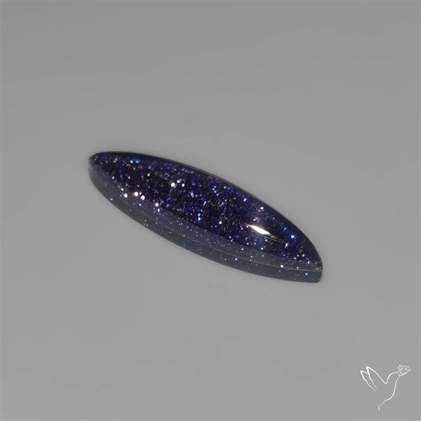 Blue Goldstone Doublet