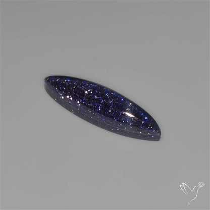 Blue Goldstone Doublet