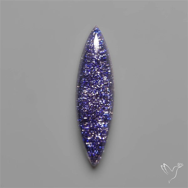 Blue Goldstone Doublet