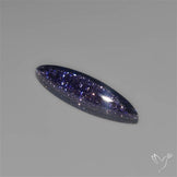 Blue Goldstone Doublet