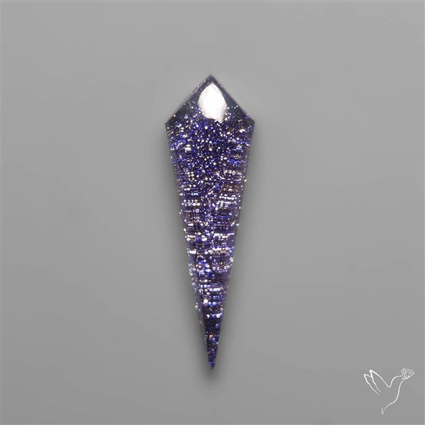 Blue Goldstone Doublet