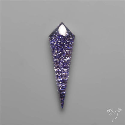 Blue Goldstone Doublet