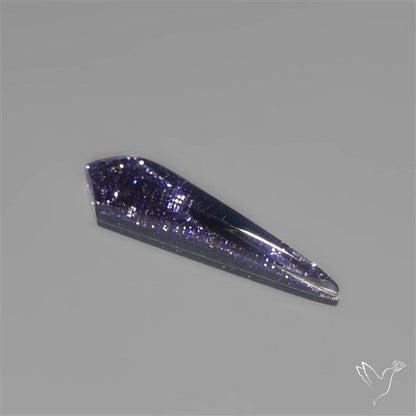 Blue Goldstone Doublet