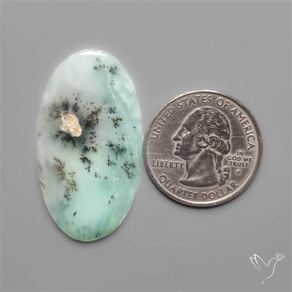 Peruvian Blue Opal Cabochon