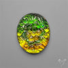 Dichroic Glass Mughal Carving Doublet