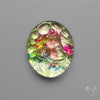 Dichroic Glass Mughal Carving Doublet