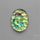 Dichroic Glass Mughal Carving Doublet