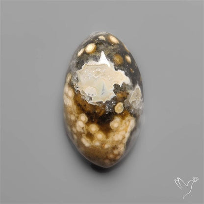 Orbicular Ocean Jasper Cabochon