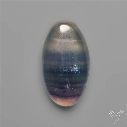 Dark Green Fluorite Cabochon with laces