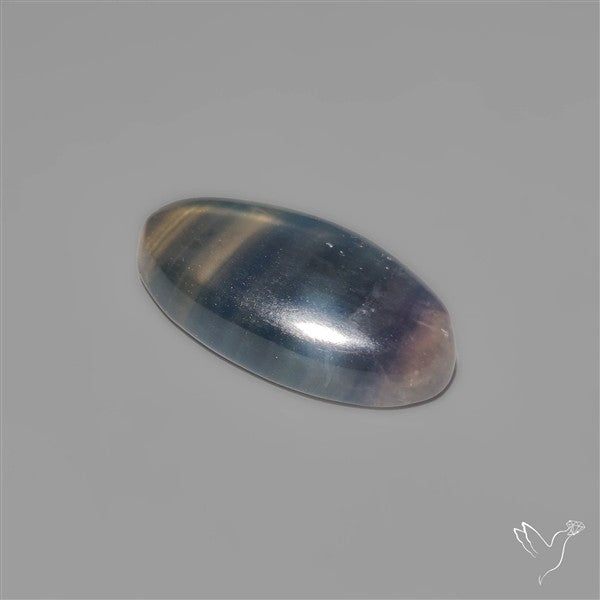 Dark Green Fluorite Cabochon with laces
