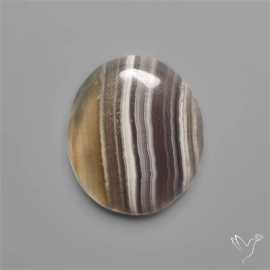 Dark Green Fluorite Cabochon with laces