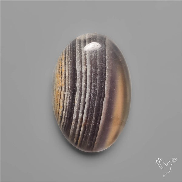 Dark Green Fluorite Cabochon with laces