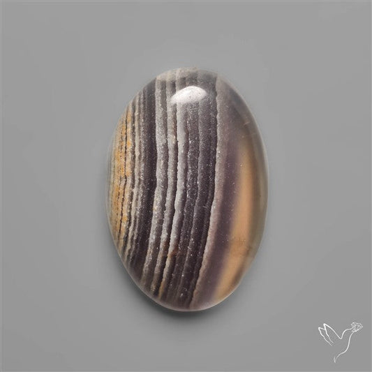 Dark Green Fluorite Cabochon with laces