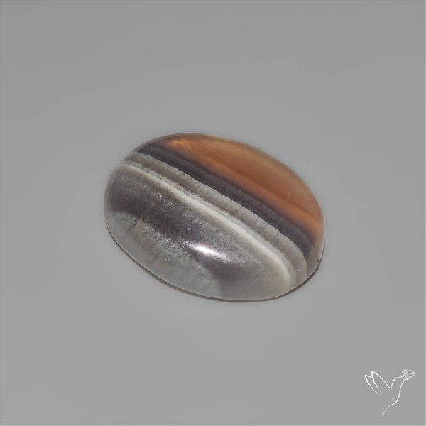 Dark Green Fluorite Cabochon with laces