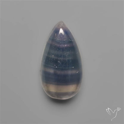 Dark Green Fluorite Cabochon with laces