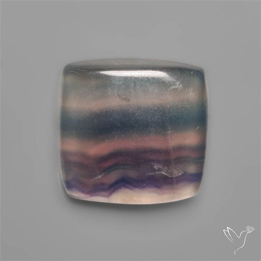 Dark Green Fluorite Cabochon with laces