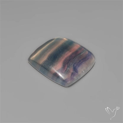 Dark Green Fluorite Cabochon with laces