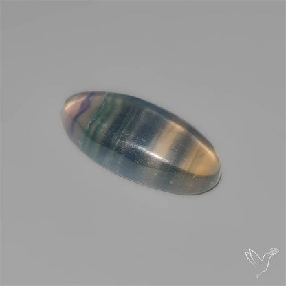 Dark Green Fluorite Cabochon with laces