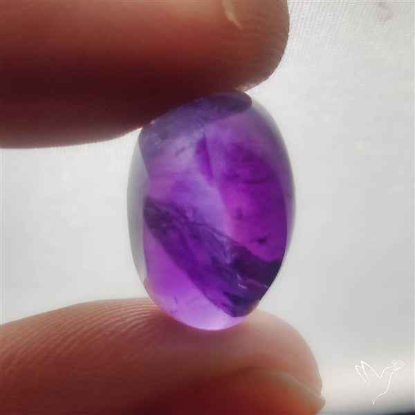 Gemmy High Dome Amethyst Cabochon