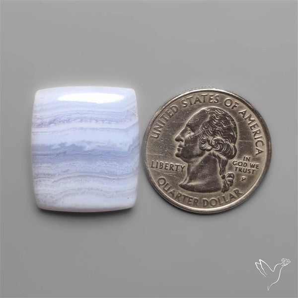 Blue Lace Agate Cabochon
