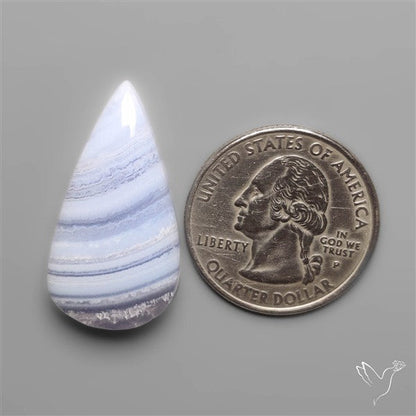 Blue Lace Agate Cabochon