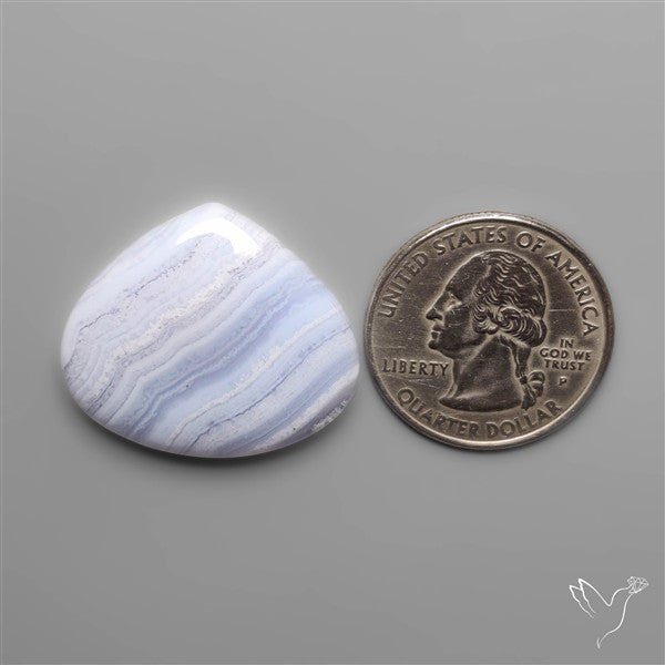 Blue Lace Agate Cabochon