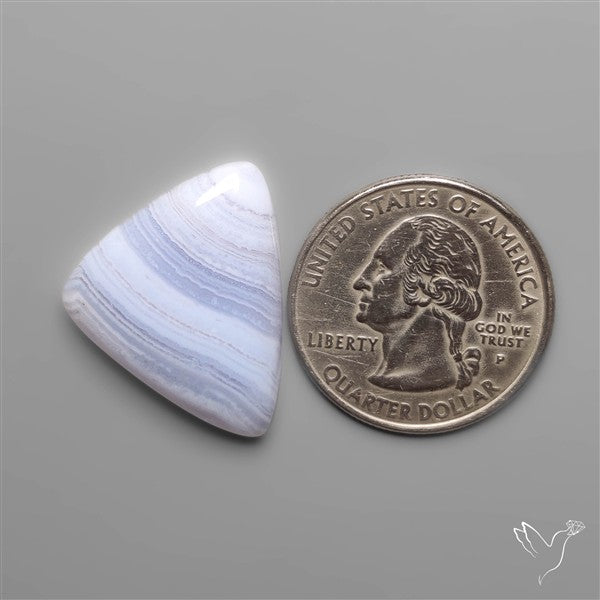 Blue Lace Agate Cabochon