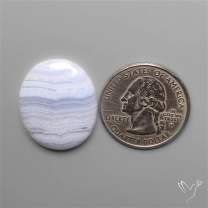 Blue Lace Agate Cabochon