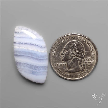 Blue Lace Agate Cabochon