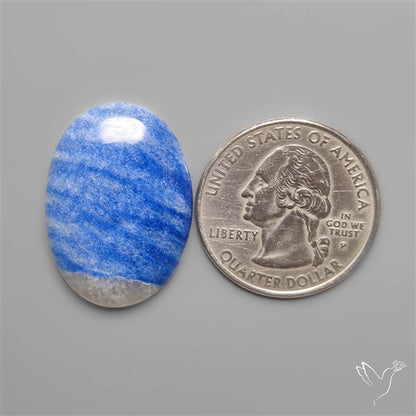 Blue Quartz Cabochon