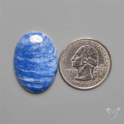 Blue Quartz Cabochon