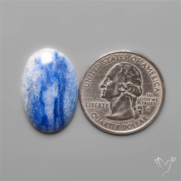 Blue Quartz Cabochon