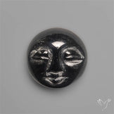 Black Onyx Moonface Carving