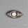 Black Sunstone Evil Eye Carving
