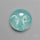 Aqua Chalcedony Moonface Carving
