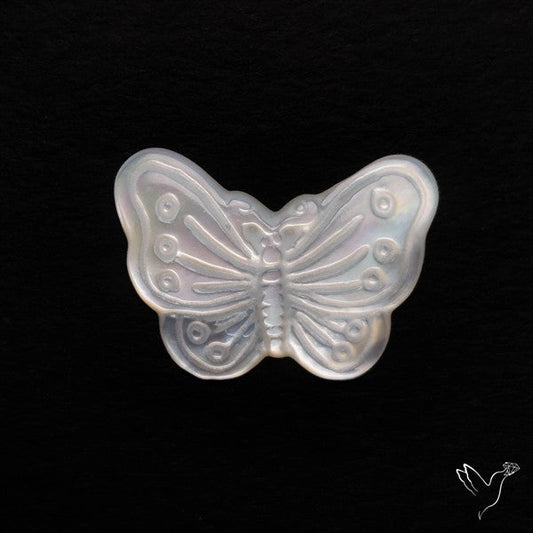 Mother of Pearl Butterfly Carving