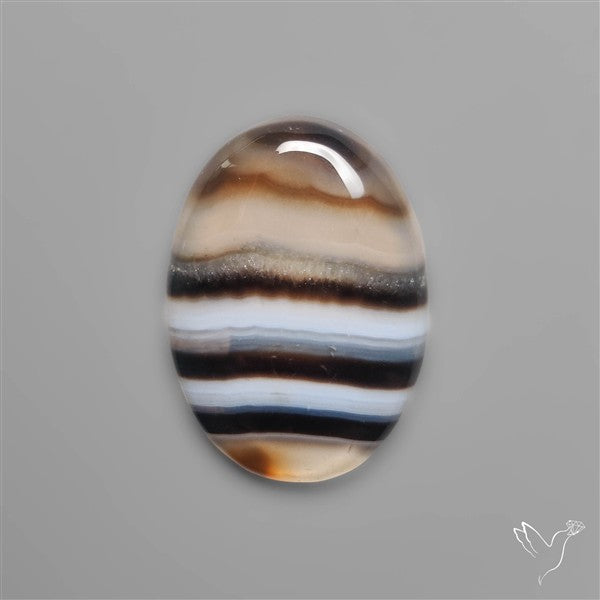 Banded Tuxedo Agate Cabochon