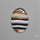 Banded Tuxedo Agate Cabochon