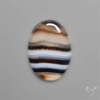 Banded Tuxedo Agate Cabochon