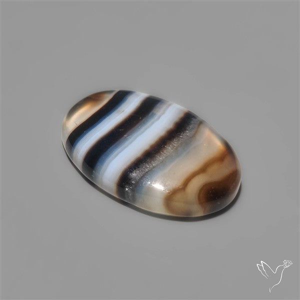 Banded Tuxedo Agate Cabochon