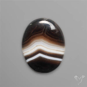 Banded Tuxedo Agate Cabochon