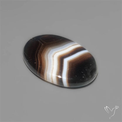 Banded Tuxedo Agate Cabochon