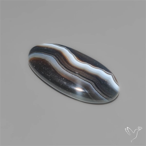 Banded Tuxedo Agate Cabochon